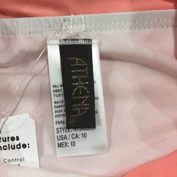 Athena Solid High Waist Ruched Bikini Bottoms - Picture 5 of 8